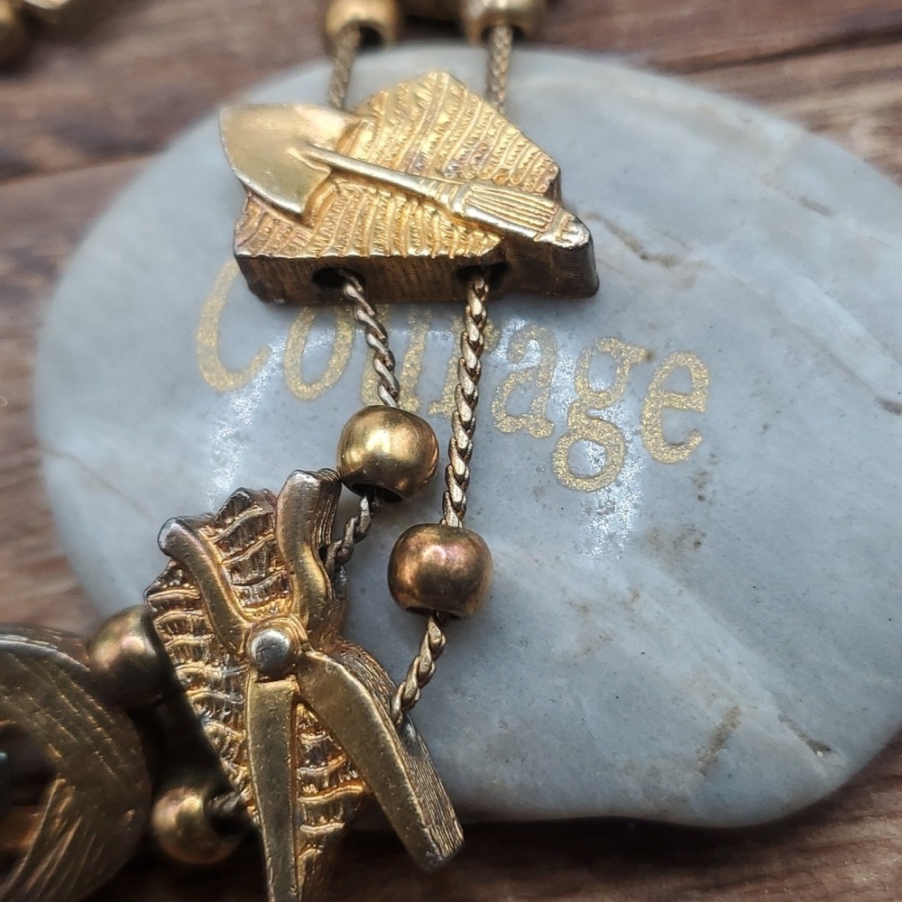Prairie‎ cottagecore farming homestead charm bracelet vintage B3117 - Picture 3 of 3